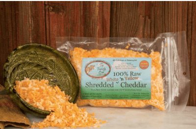 Raw Shredded Cheddar Cheese